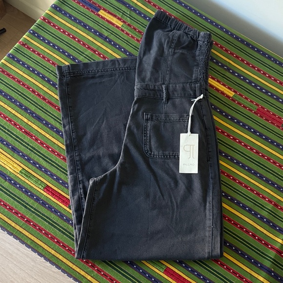 Anthropologie Pilcro The Skipper Strapless Denim Wide Leg Jumpsuit Size 4 - Picture 7 of 14